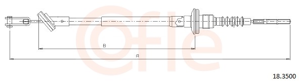 Clutch Cable - 92.18.3500 COFLE