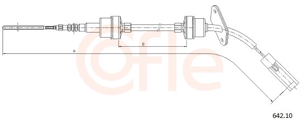 Clutch Cable - 92.642.10 COFLE