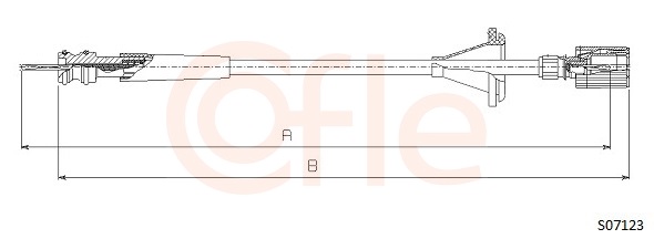 Tacho Shaft - 92.S07123 COFLE
