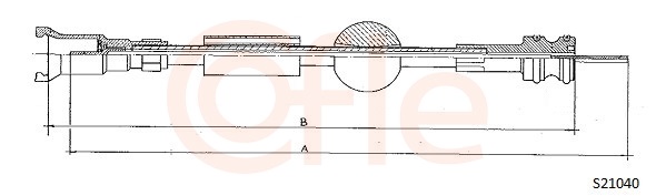 Tacho Shaft - 92.S21040 COFLE