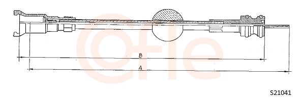 Tacho Shaft - 92.S21041 COFLE