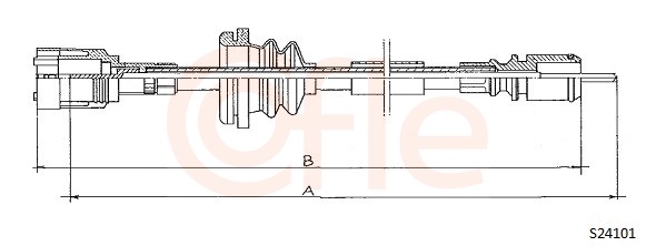 Tacho Shaft - 92.S24101 COFLE