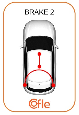 Cable, parking brake - 12.3702 COFLE