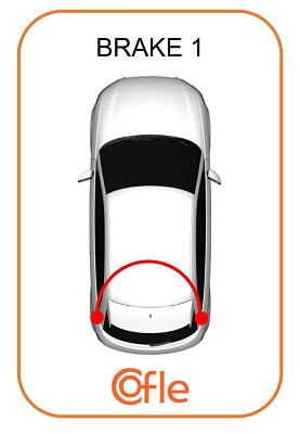 Cable, parking brake - 1401.3 COFLE