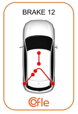 Cable, parking brake - 11.5768 COFLE