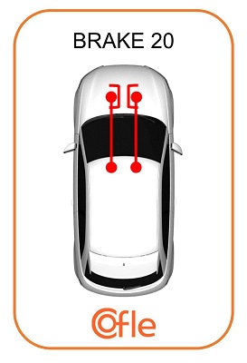 Cable, parking brake - 10.4652 COFLE