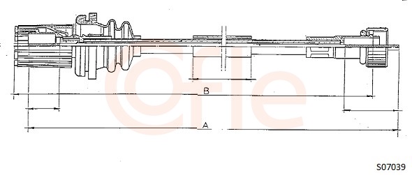 Tacho Shaft - S07039 COFLE