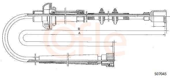 Tacho Shaft - S07045 COFLE