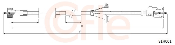 Alberino flessibile tachimetro - S1H001 COFLE