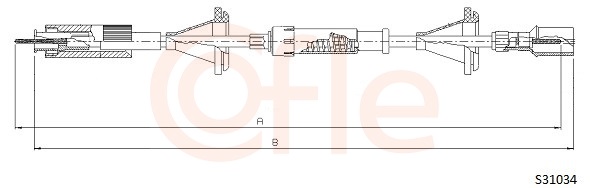 Tacho Shaft - S31034 COFLE