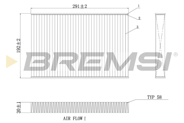 Filter, interior air - FC0473 BREMSI