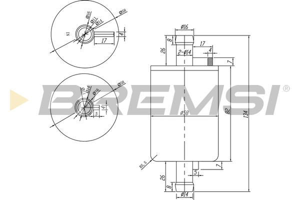 Filtro carburante - FE0037 BREMSI