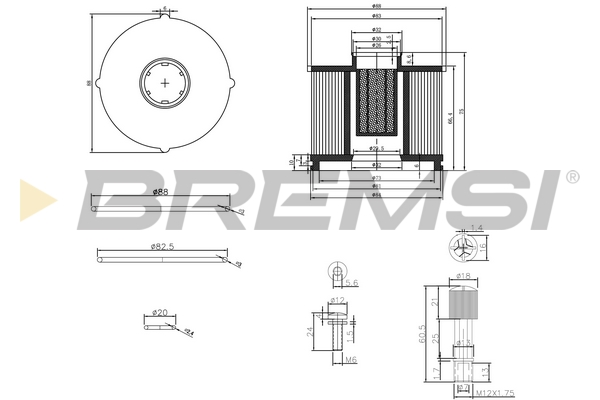 Filtro carburante - FE0040 BREMSI