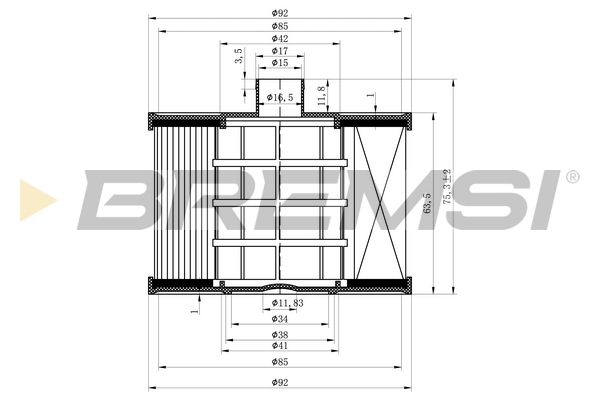 Filtro carburante - FE0041 BREMSI