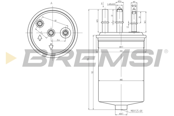 Filtro carburante - FE0048 BREMSI