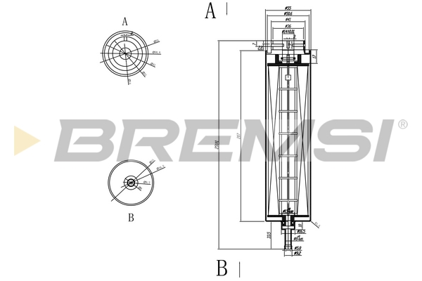 Filtro carburante - FE0051 BREMSI