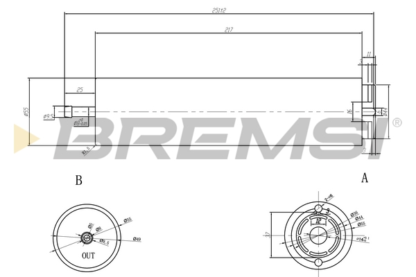 Fuel filter - FE0052 BREMSI