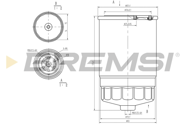 Fuel filter - FE0053 BREMSI