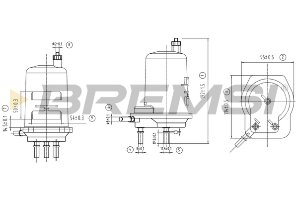 Fuel filter - FE0060 BREMSI