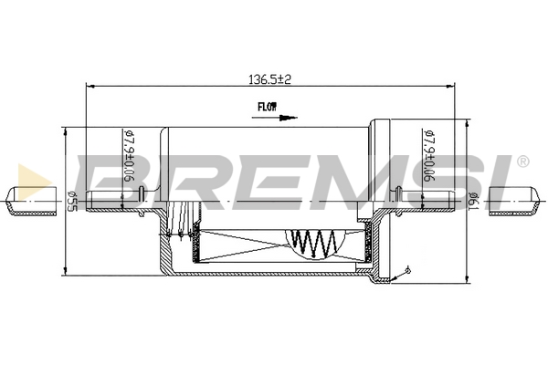 Filtro carburante - FE0061 BREMSI