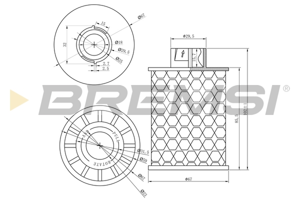 Filtro carburante - FE0150 BREMSI