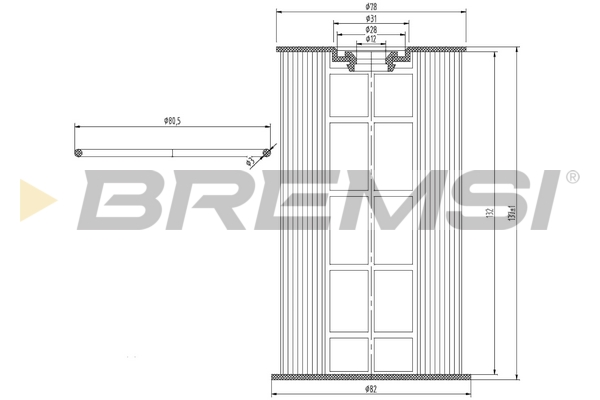 Fuel filter - FE0154 BREMSI