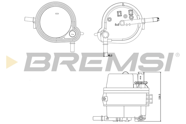 Filtro carburante - FE0160 BREMSI