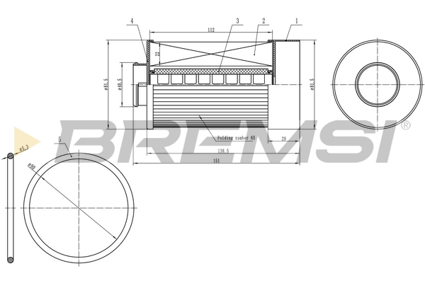 Filtro carburante - FE0333 BREMSI