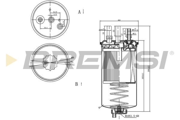 Fuel filter - FE0351 BREMSI