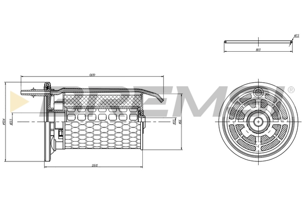 Filtro carburante - FE0364 BREMSI