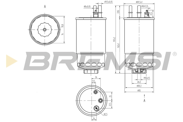 Filtro carburante - FE0373 BREMSI