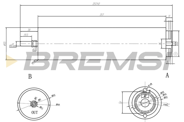 Filtro carburante - FE0374 BREMSI