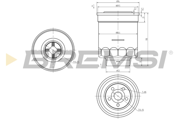 Fuel filter - FE0380 BREMSI
