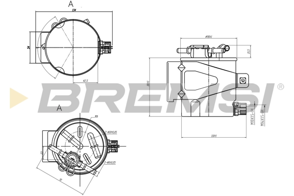 Fuel filter - FE0388 BREMSI