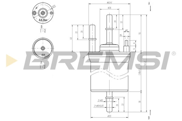 Fuel filter - FE0392 BREMSI