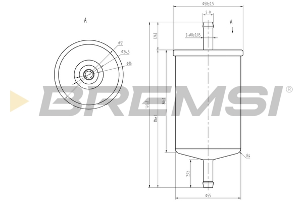 Filtro carburante - FE0397 BREMSI