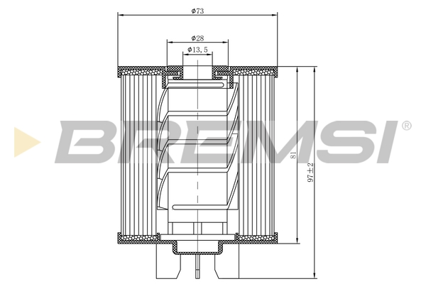 Filtro carburante - FE0775 BREMSI