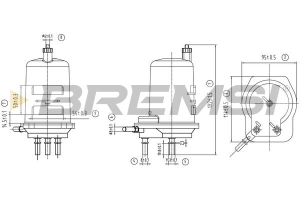 Fuel filter - FE0776 BREMSI