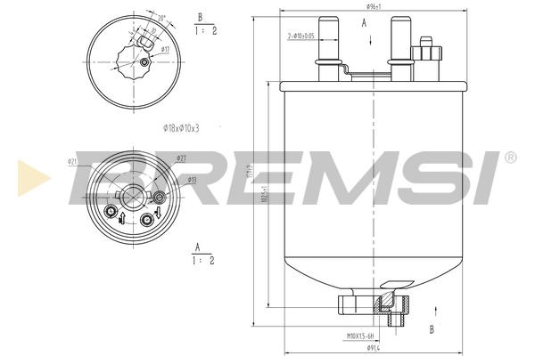 Топливный фильтр - FE0785 BREMSI