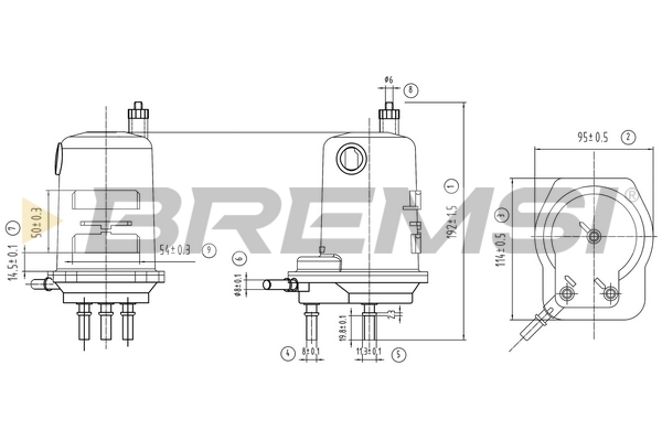 Fuel filter - FE0786 BREMSI