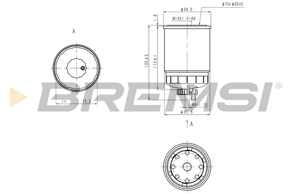 Filtro carburante - FE0801 BREMSI