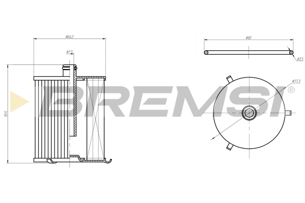 Filtro carburante - FE0805 BREMSI