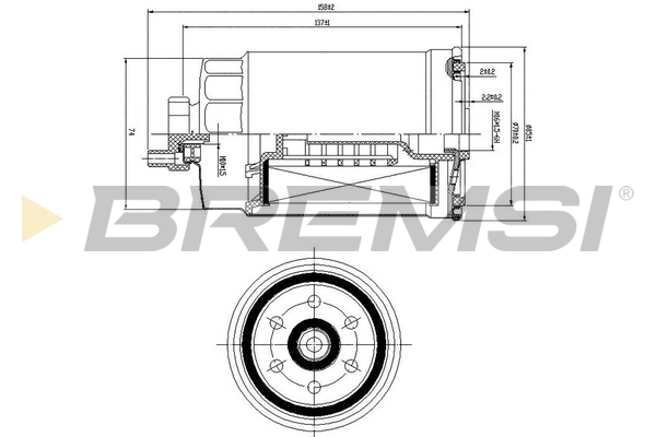 Filtro carburante - FE0815 BREMSI