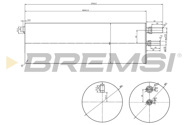 Fuel filter - FE0821 BREMSI