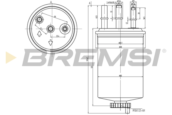 Filtro carburante - FE0828 BREMSI