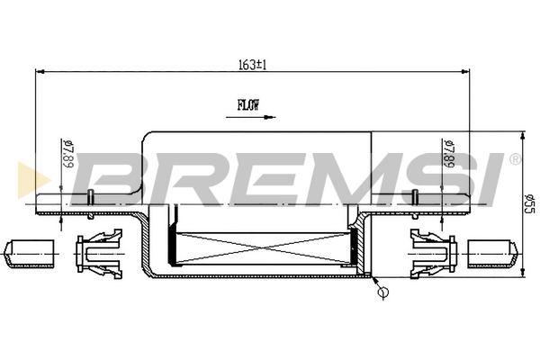 Filtro carburante - FE0846 BREMSI