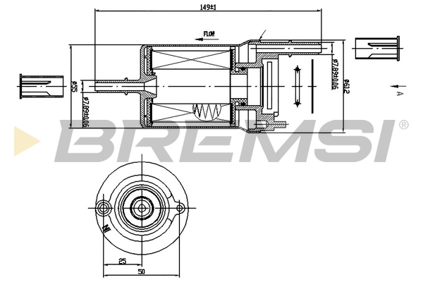 Fuel filter - FE1018 BREMSI