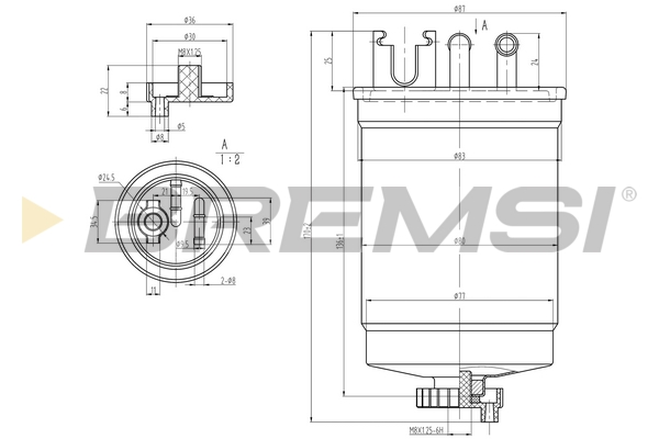 Fuel filter - FE1311 BREMSI