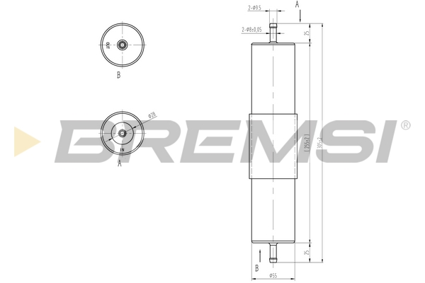 Fuel filter - FE1318 BREMSI