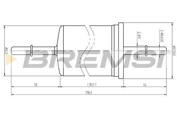 Fuel filter - FE1512 BREMSI